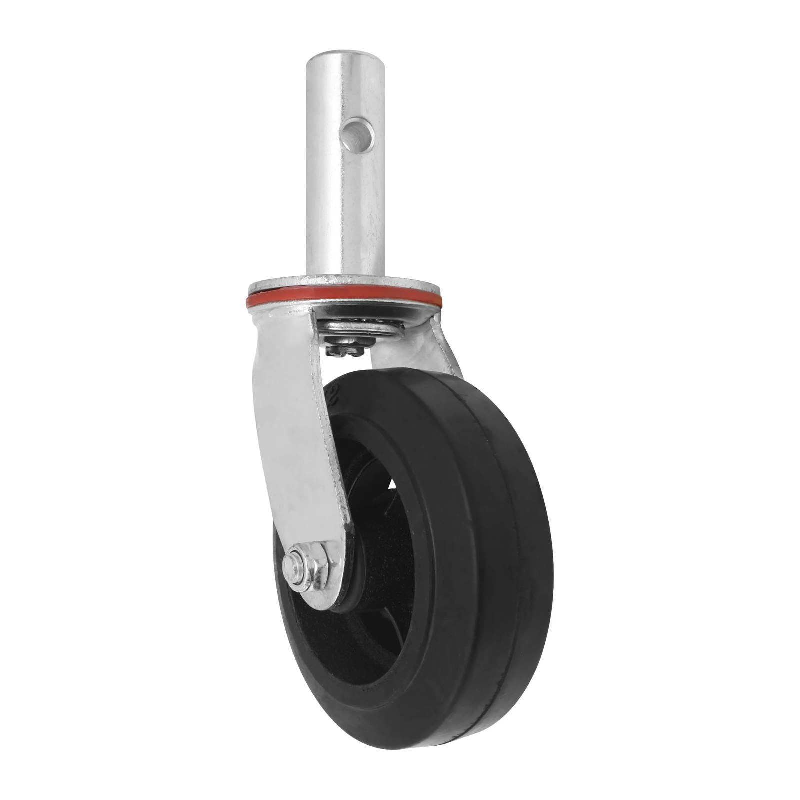 RODAJA PARA ANDAMIO HULE Y FIERRO GIRATORIA 6" - Imagen 3
