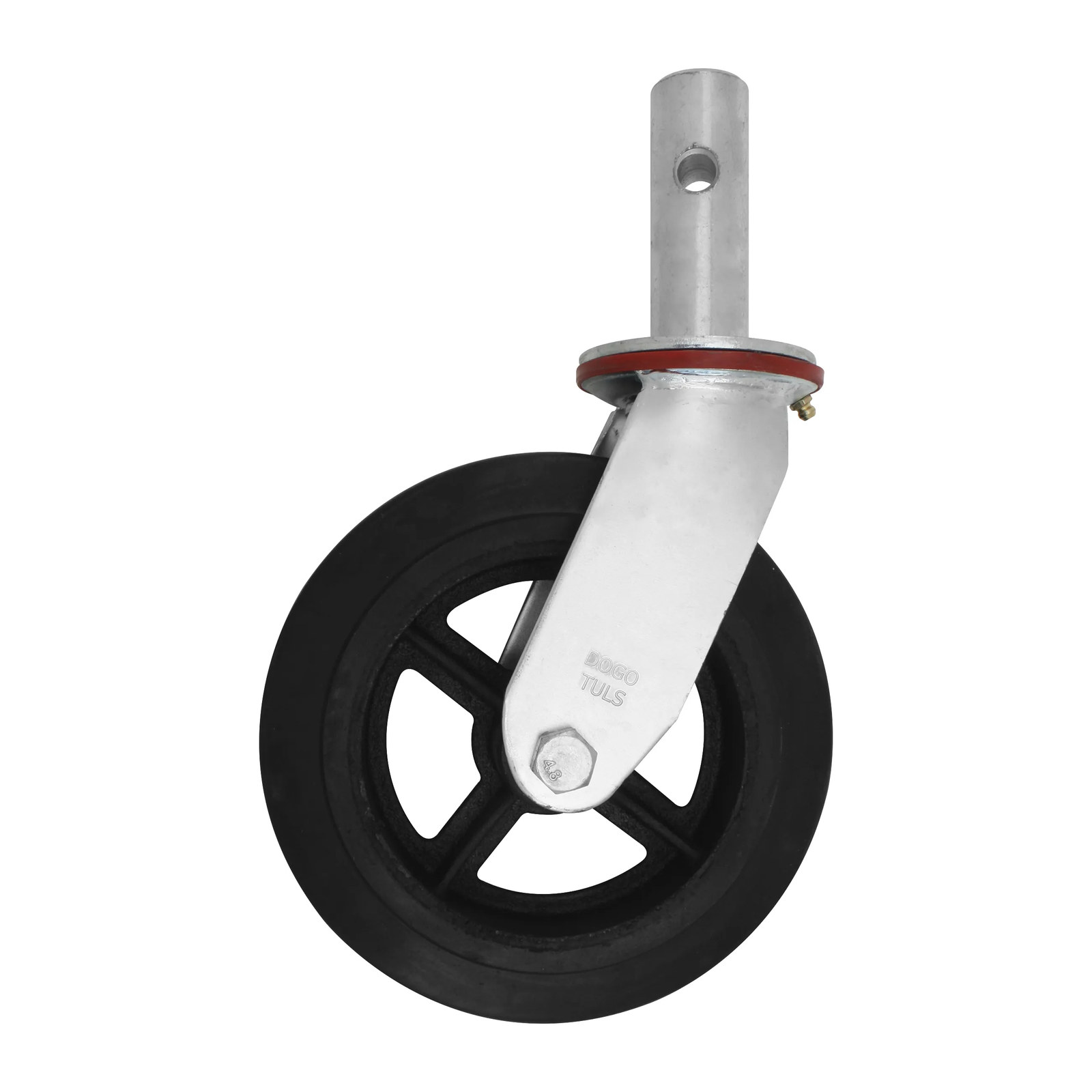 RODAJA PARA ANDAMIO HULE Y FIERRO GIRATORIA 8"