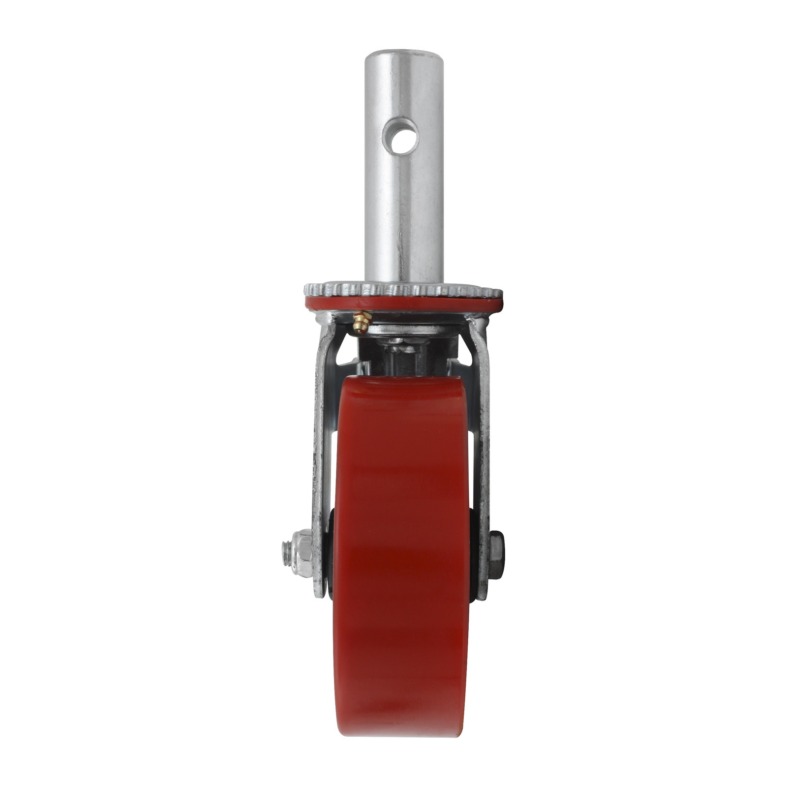 RODAJA PARA ANDAMIO FIERRO Y PU GIRATORIA CON FRENO 6" - Imagen 4