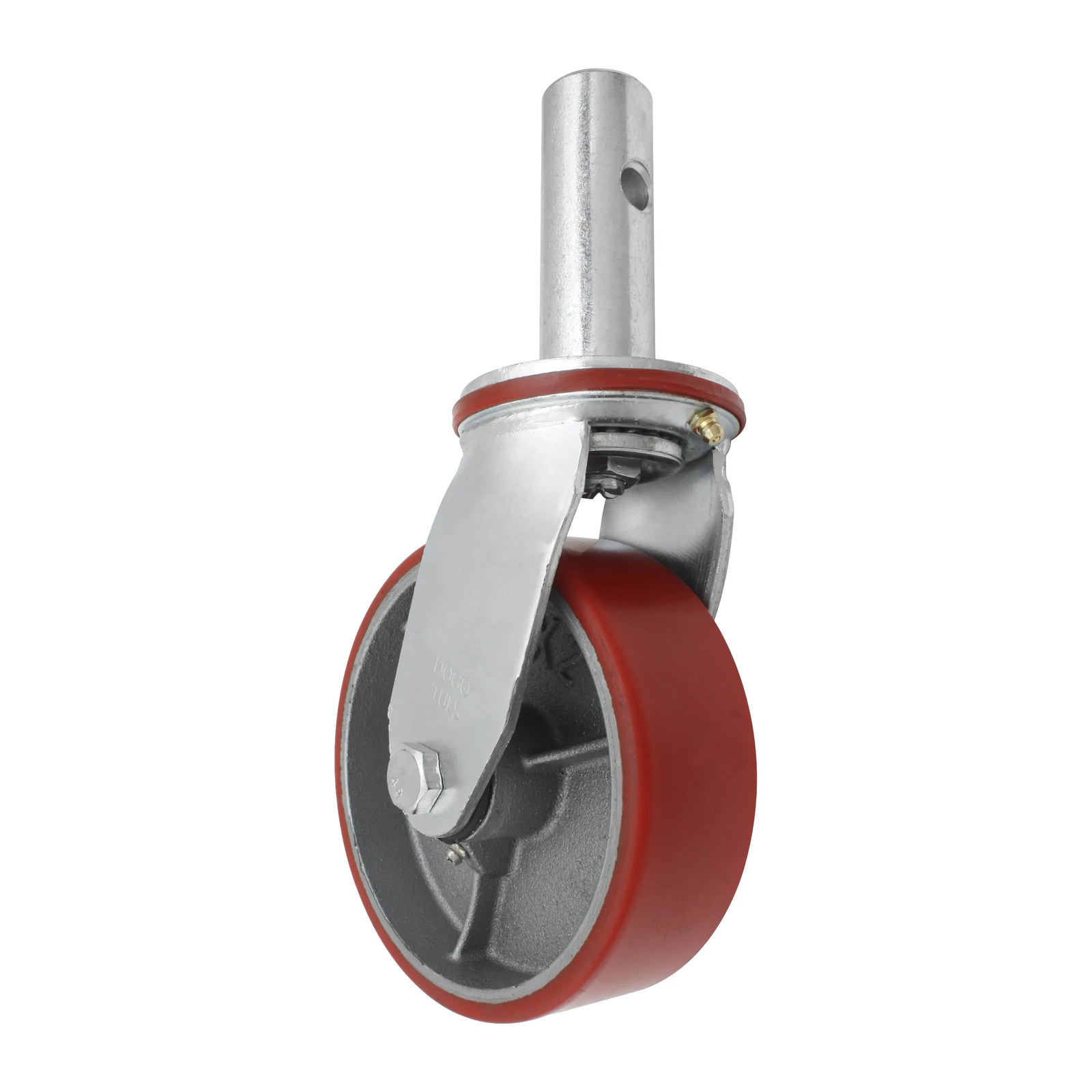 RODAJA PARA ANDAMIO FIERRO Y PU GIRATORIA 6"