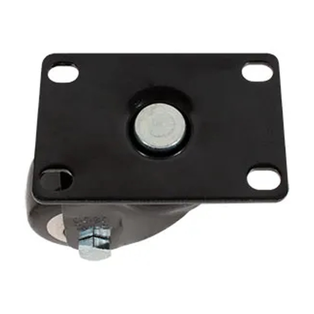 RODAJA DE PVC NEGRO GIRATORIA CON PLACA 2-1/2" - Imagen 3