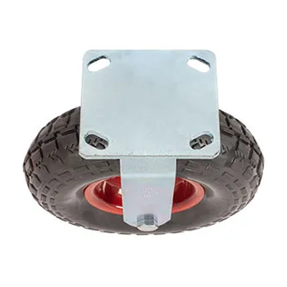 RODAJA NEUMÁTICA FIJA CON PLACA 260MM - Imagen 3