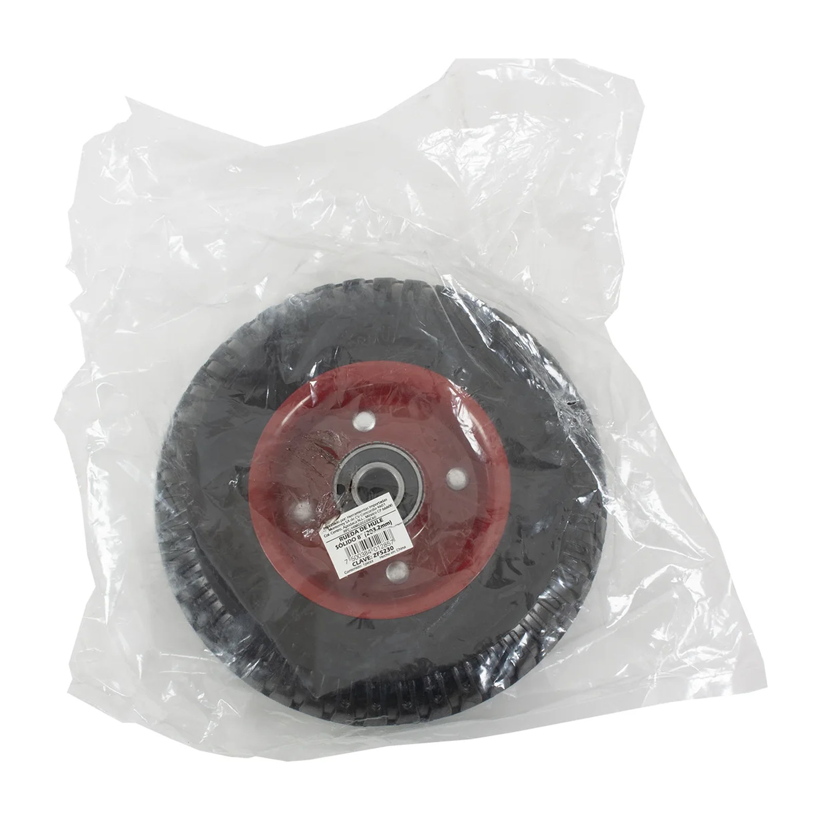 Rueda de Hule Sólido 8" - Imagen 3