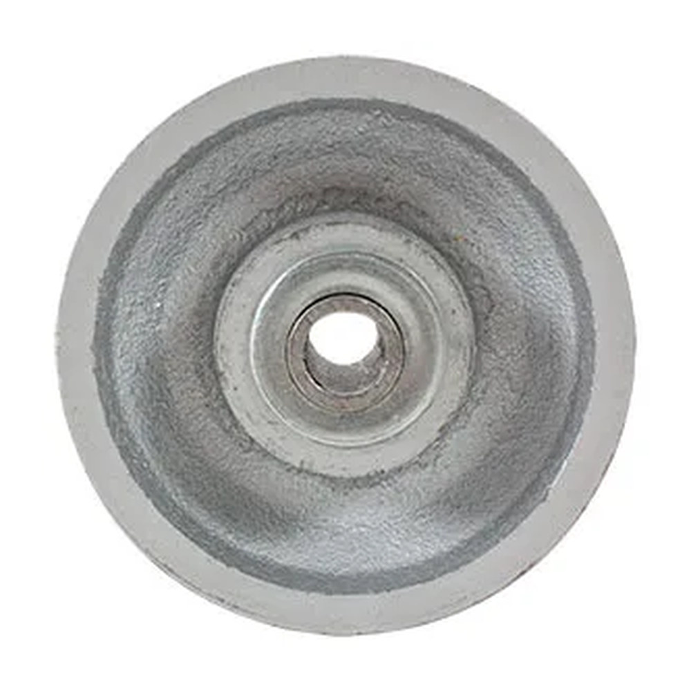 Rueda de Acero con Ranura en Forma "V" 4" - Imagen 2