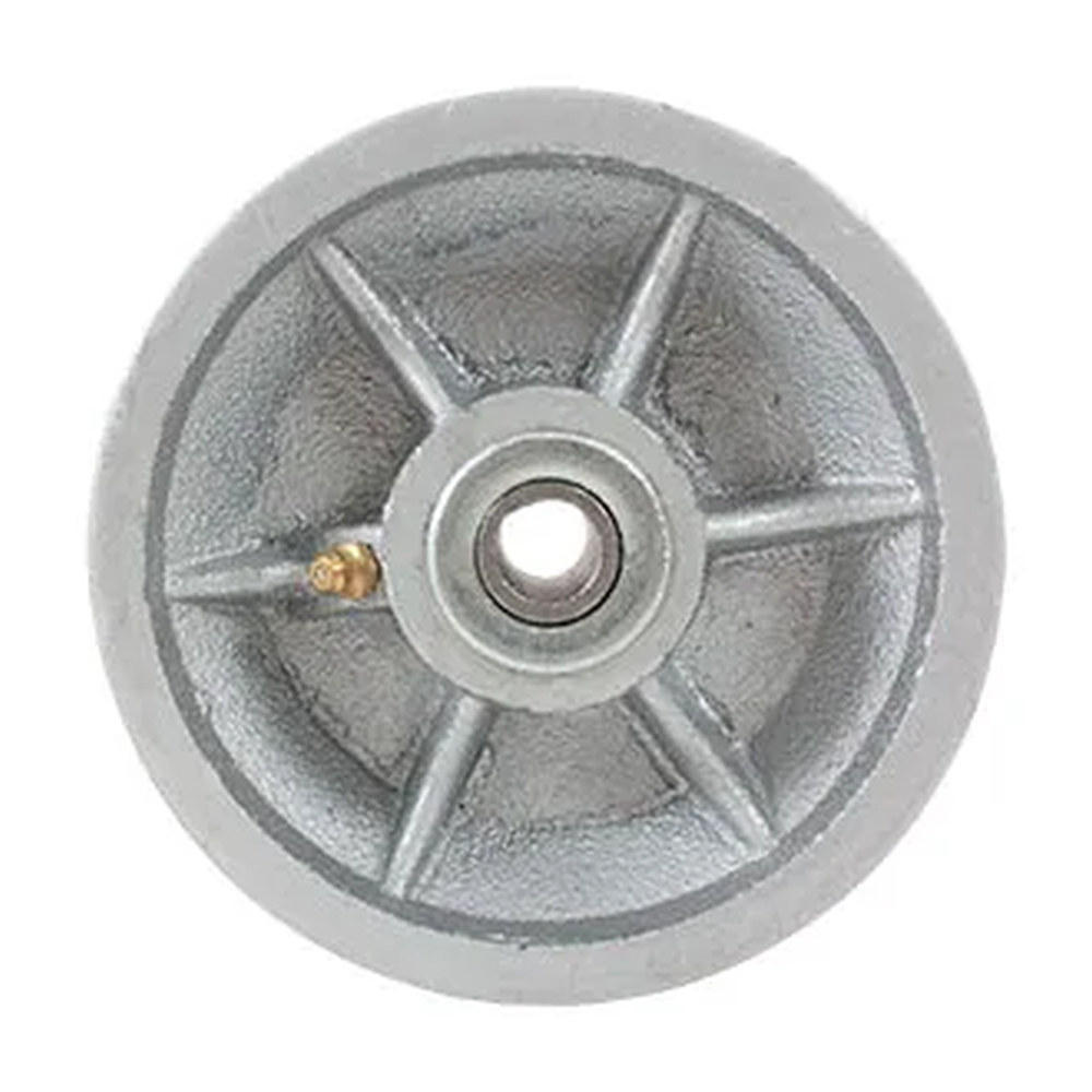 Rueda de Acero con Ranura en Forma "V" 5" - Paquete 2 Piezas