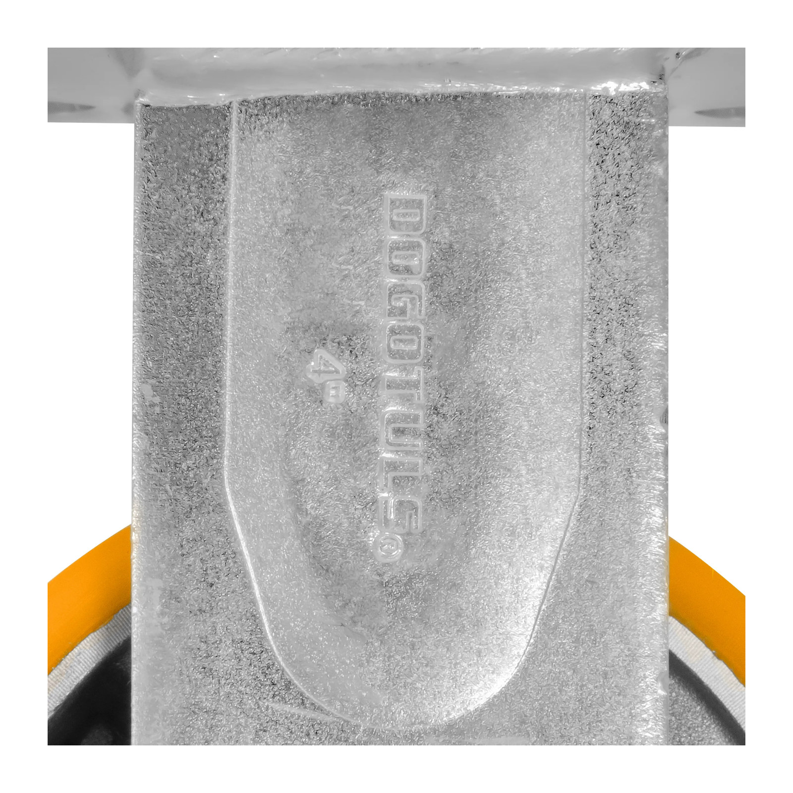 RODAJA ALUMINIO PU NARANJA FIJA 4" - Imagen 4