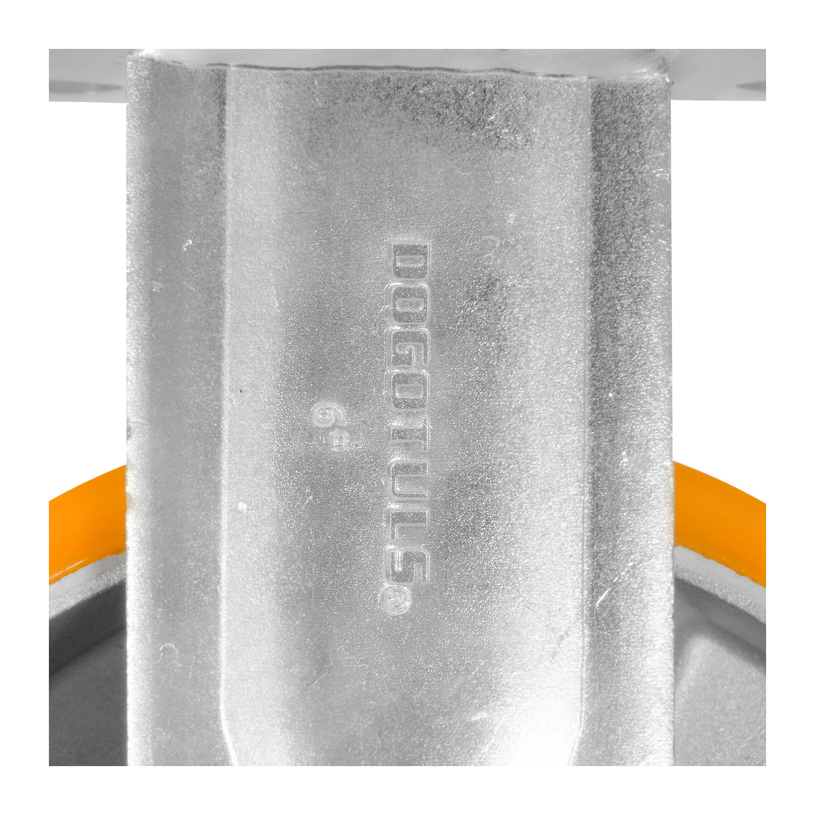 RODAJA ALUMINIO PU NARANJA FIJA 6" - Imagen 4