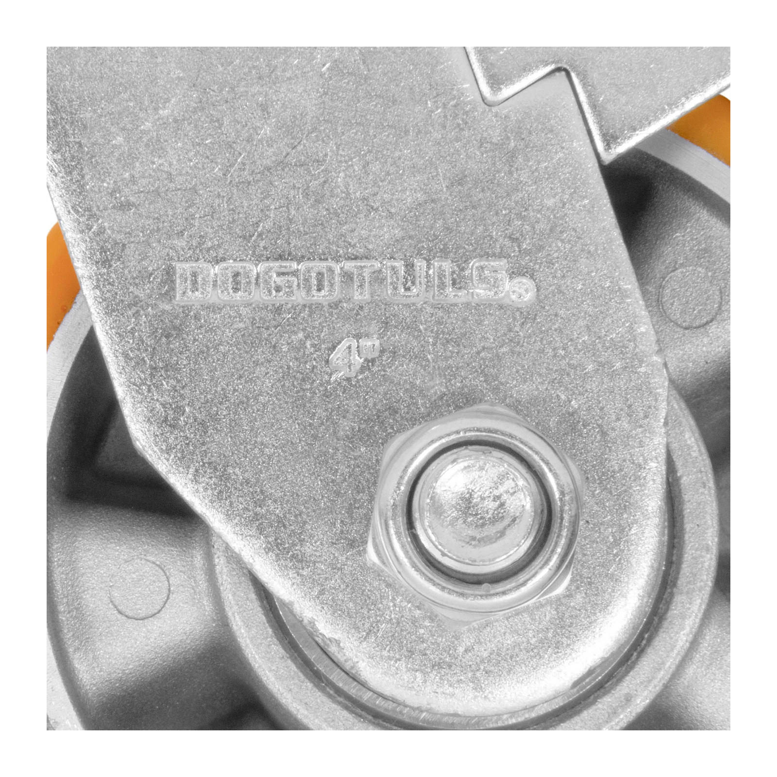 RODAJA ALUMINIO PU NAR GIRAT / FRENO 4" - Imagen 4