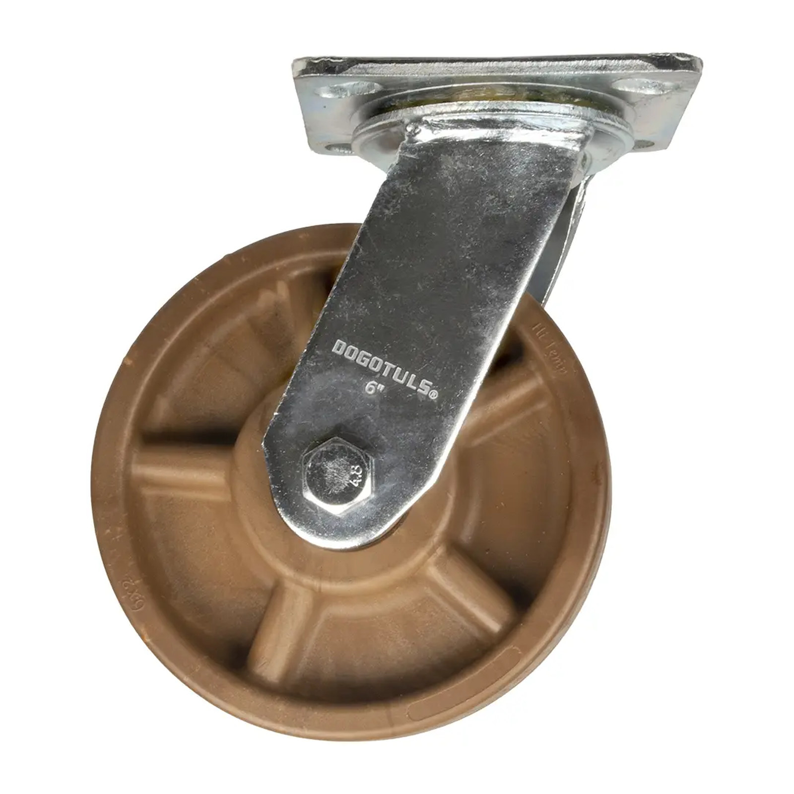 RODAJA FG Y NYLON 280°C GIRATORIA 6" - Imagen 2