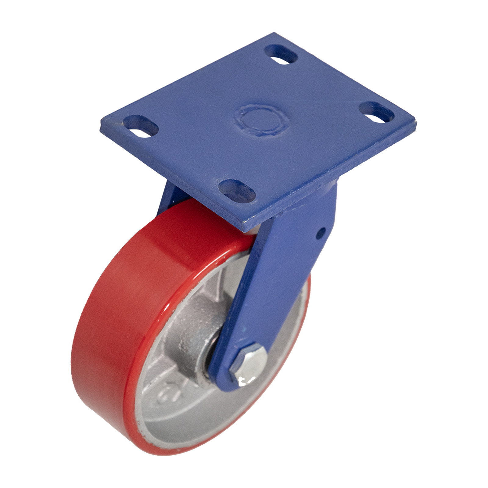 RODAJA CARGA PESADA PU ROJO GIRATORIA 6"