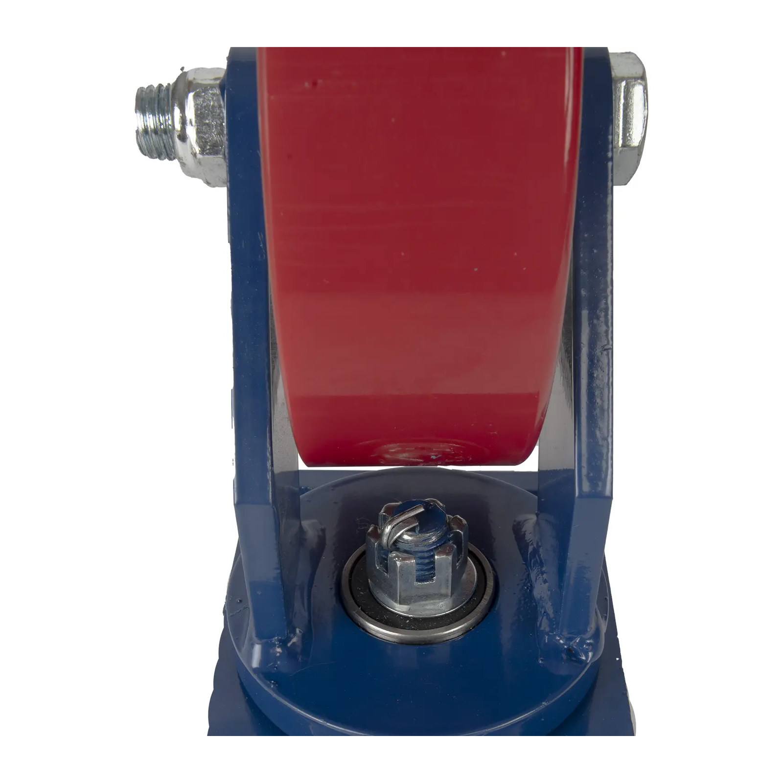 RODAJA CARGA PESADA PU ROJO GIRATORIA 6" - Imagen 4