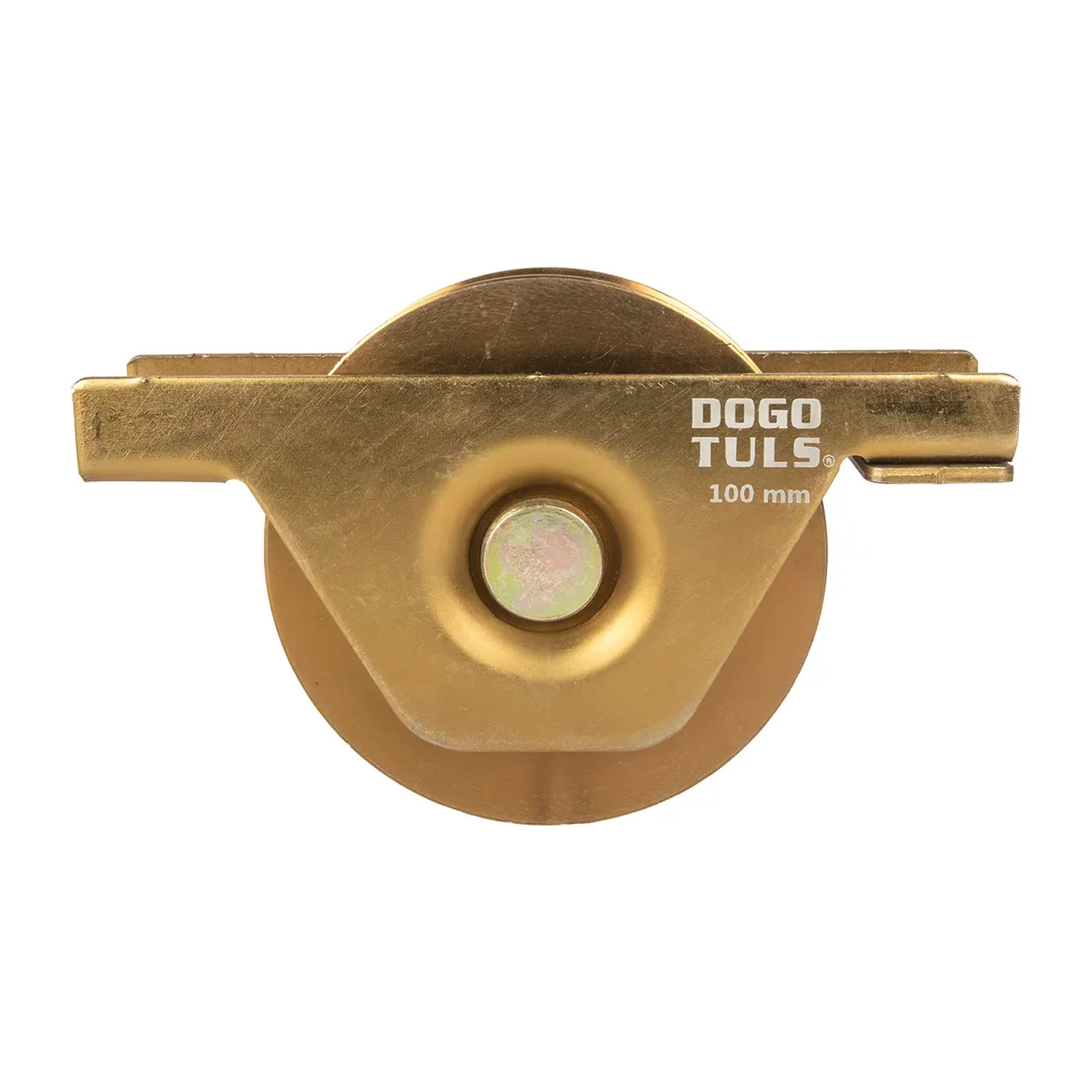 Rueda para Portón de Acero en U con Soporte 100 mm - Imagen 3