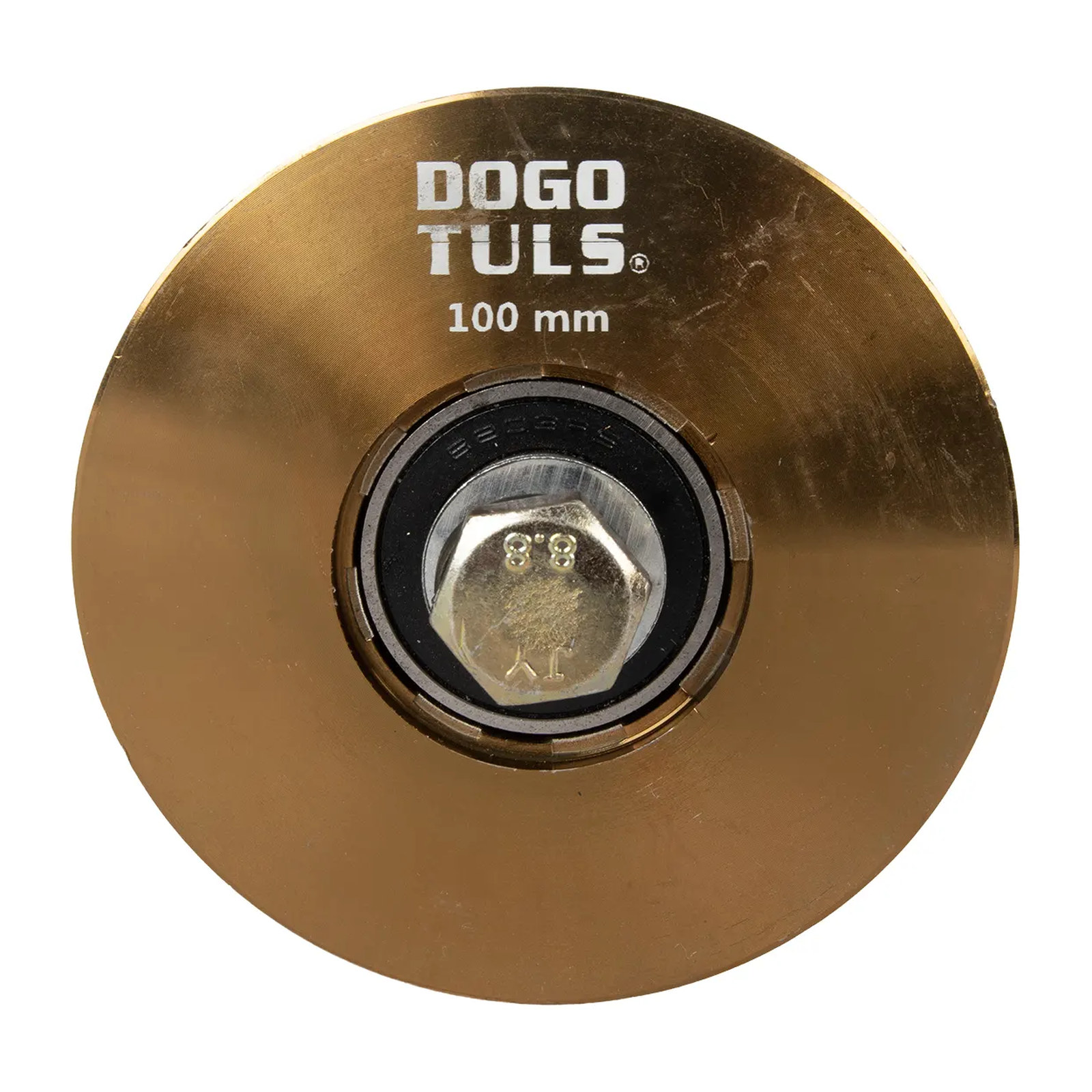 Rueda para Portón de Acero en U con Perno 100 mm - Imagen 2