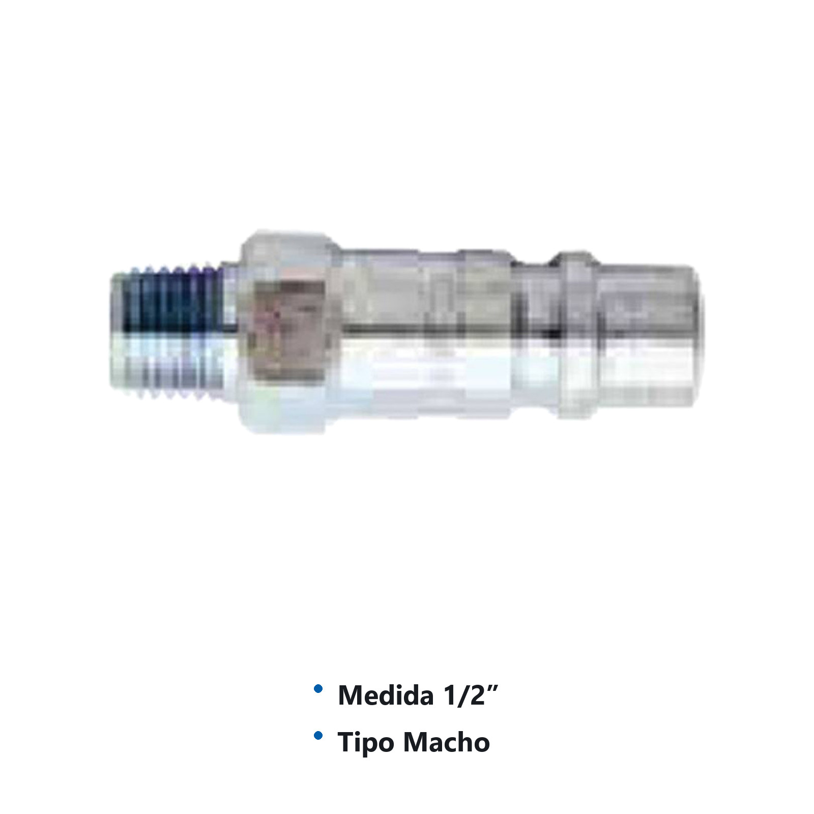 PIVOTE CONEXION MACHO 1/2" NPT ESTILO G Mod 1857BK - Imagen 2