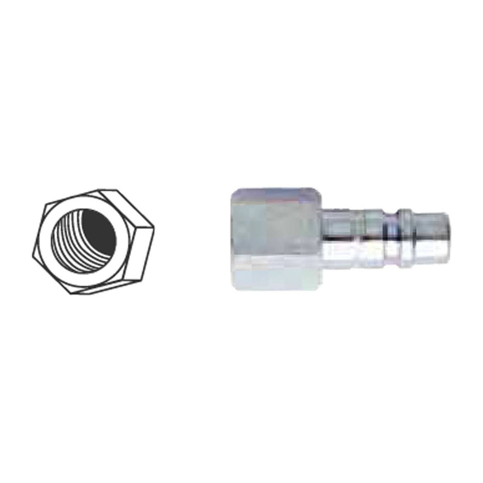 Pivote Conexión Hembra 1/2" NPT Estilo G Modelo 1858 Milton