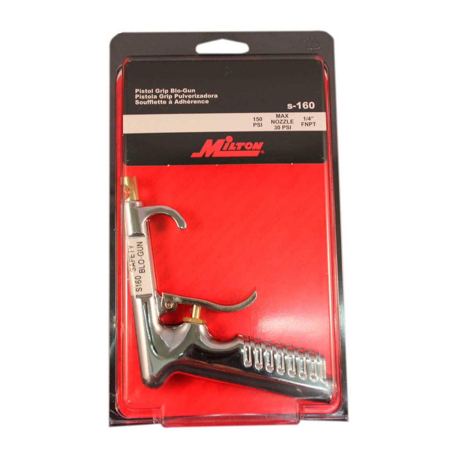 PISTOLA PARA SOPLETEAR 1/4" NPT CON BOQUILLA DE SEGURIDAD  Mod  S-160 - Imagen 2