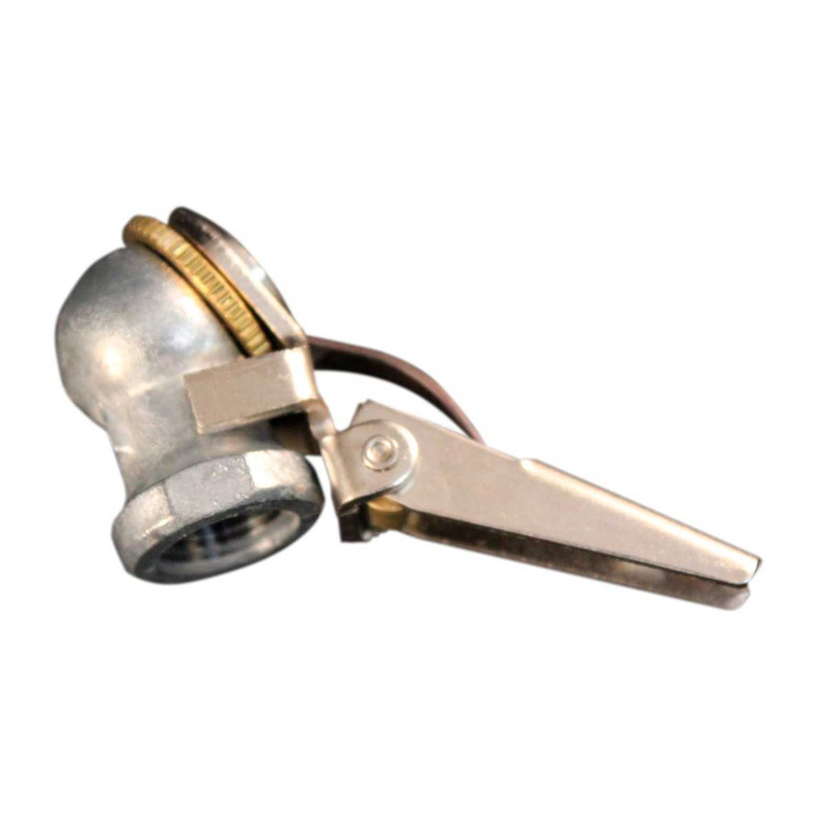 Válvula para Inflar Sencilla Milton 1/4" NPT con Clip Modelo 698BK