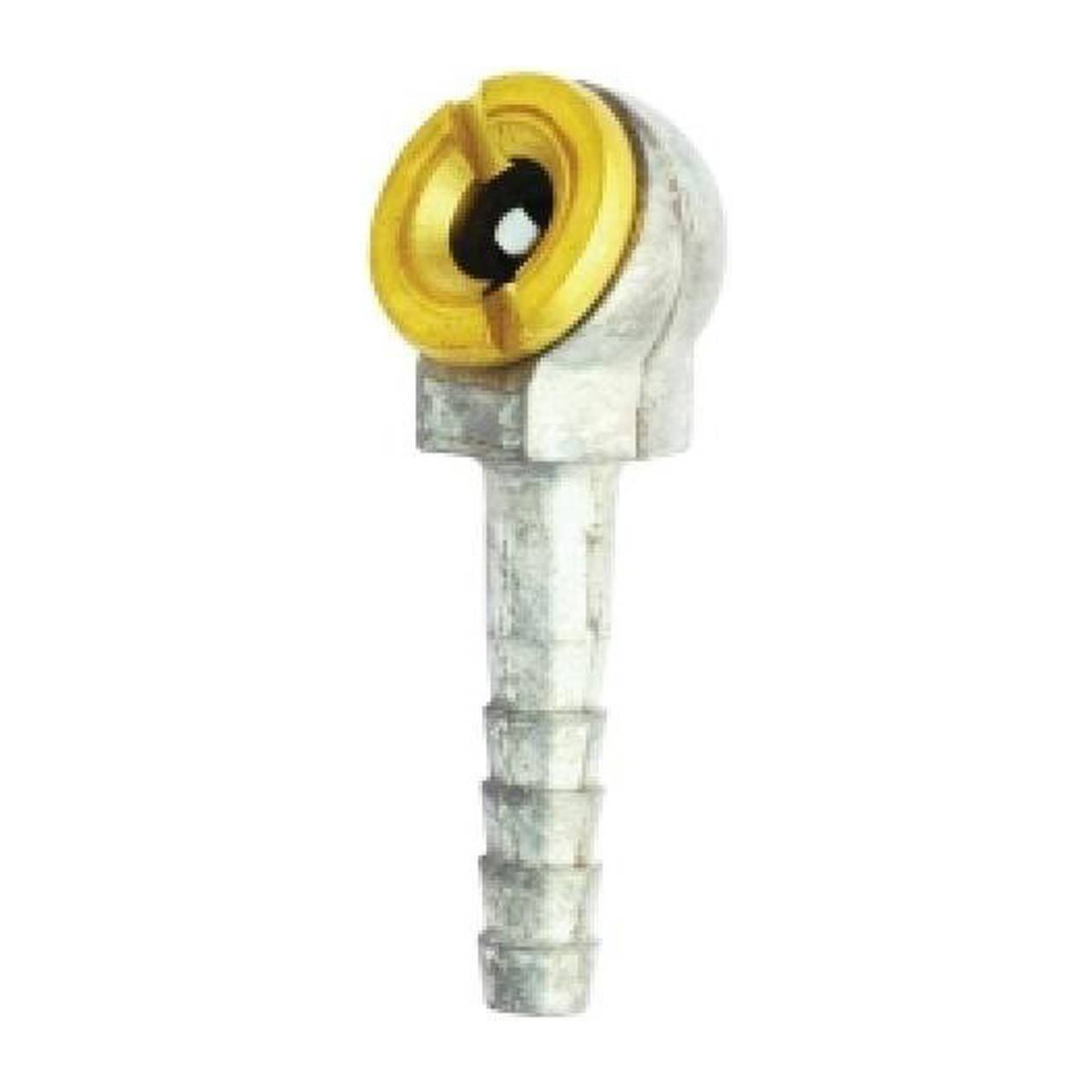 Válvula para Inflar Sencilla 1/4" NPT con Espiga Milton Mod. 695BK