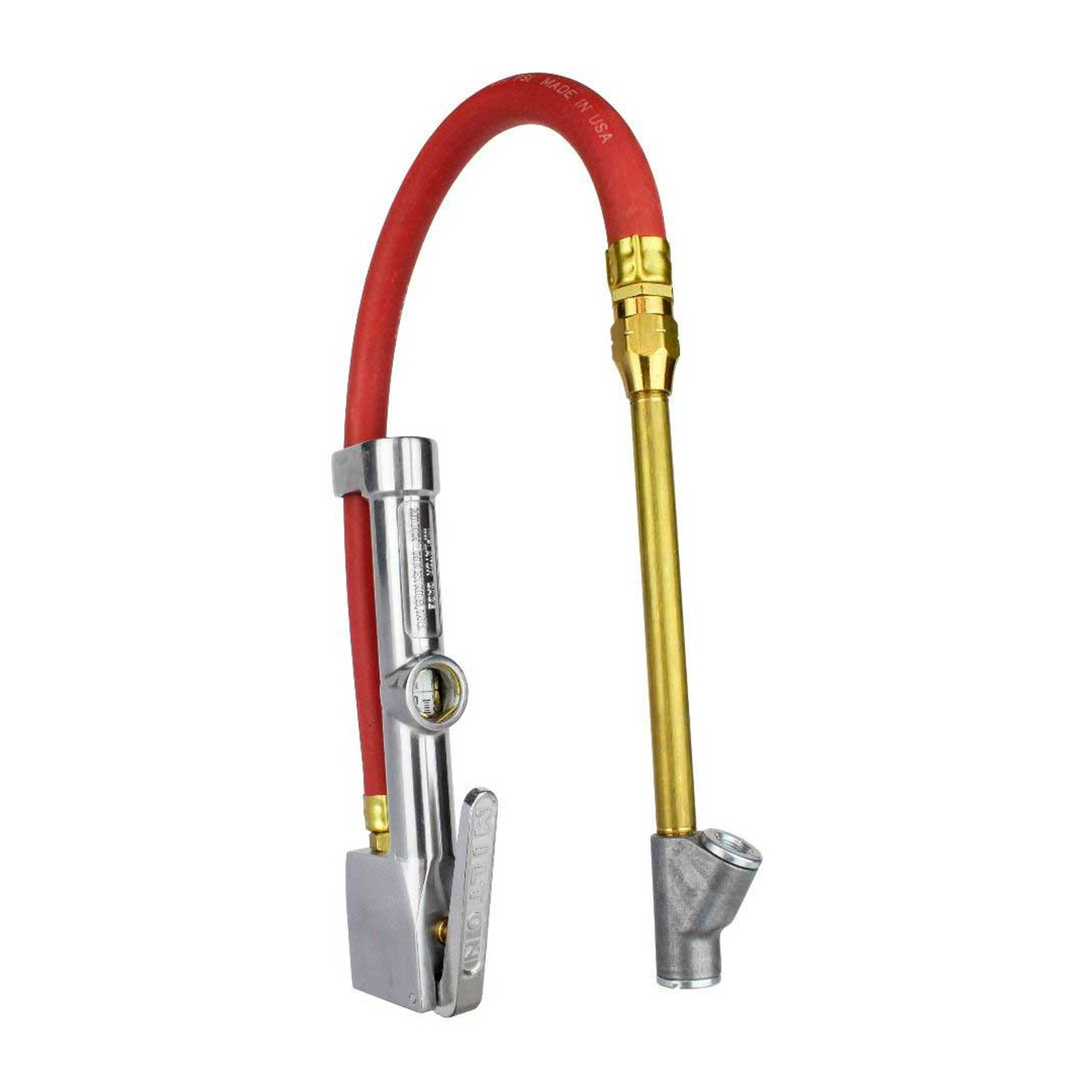 Calibrador con Válvula Doble de Inflado 120 lb Milton Modelo S-516