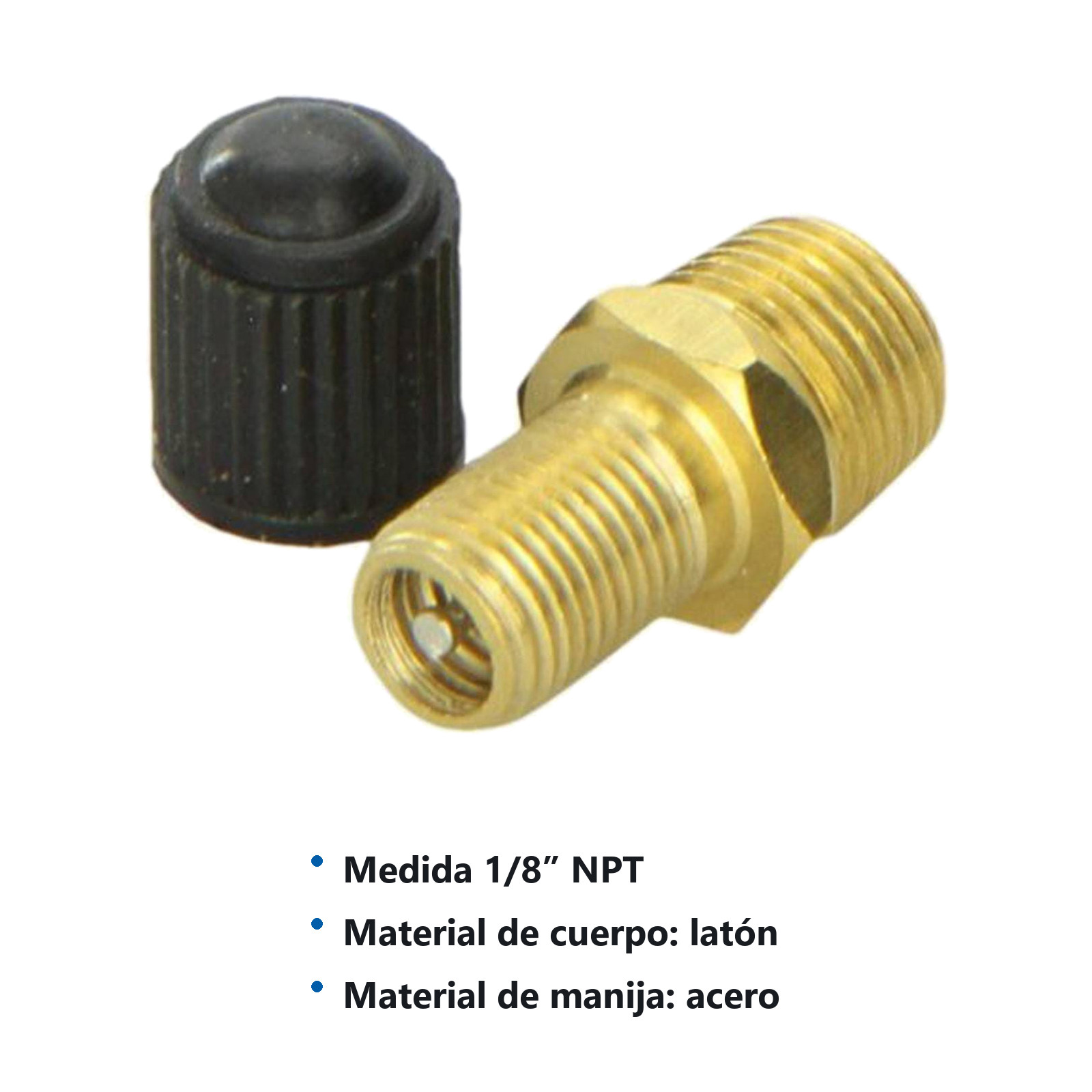 VALVULA DE AIRE 1/8" NPT  Mod  684 - Imagen 2