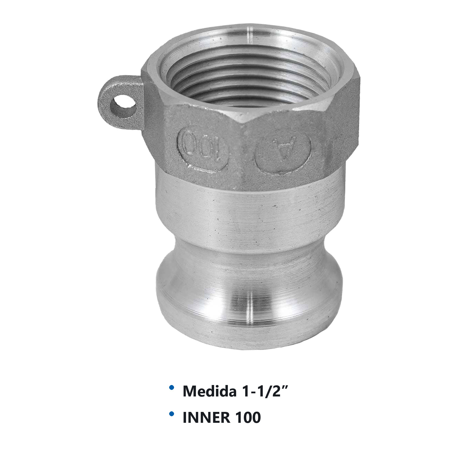 COPLE DE CONEXION RAPIDA TIPO A 1-1/2" - Imagen 2