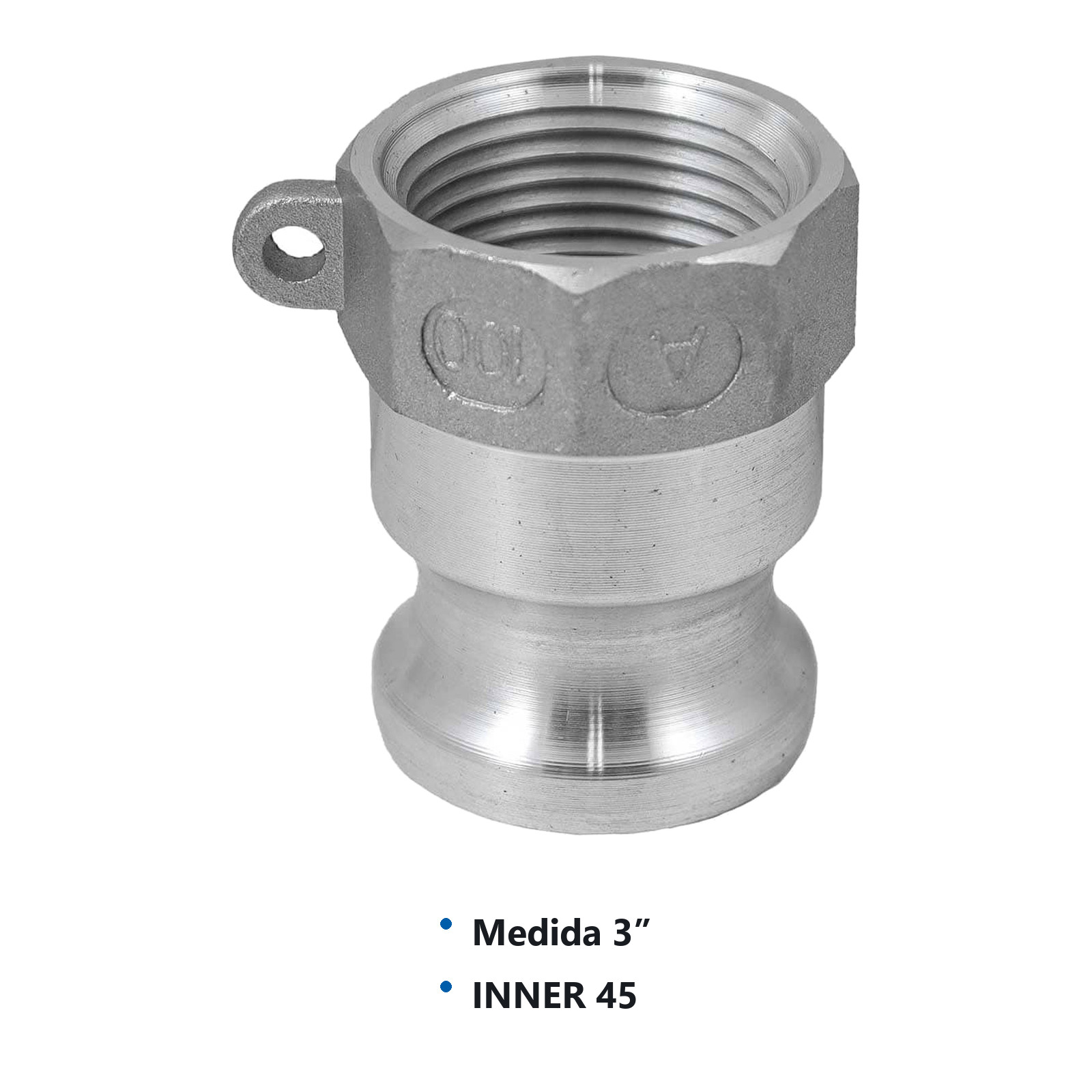 COPLE DE CONEXION RAPIDA TIPO A 3" - Imagen 2