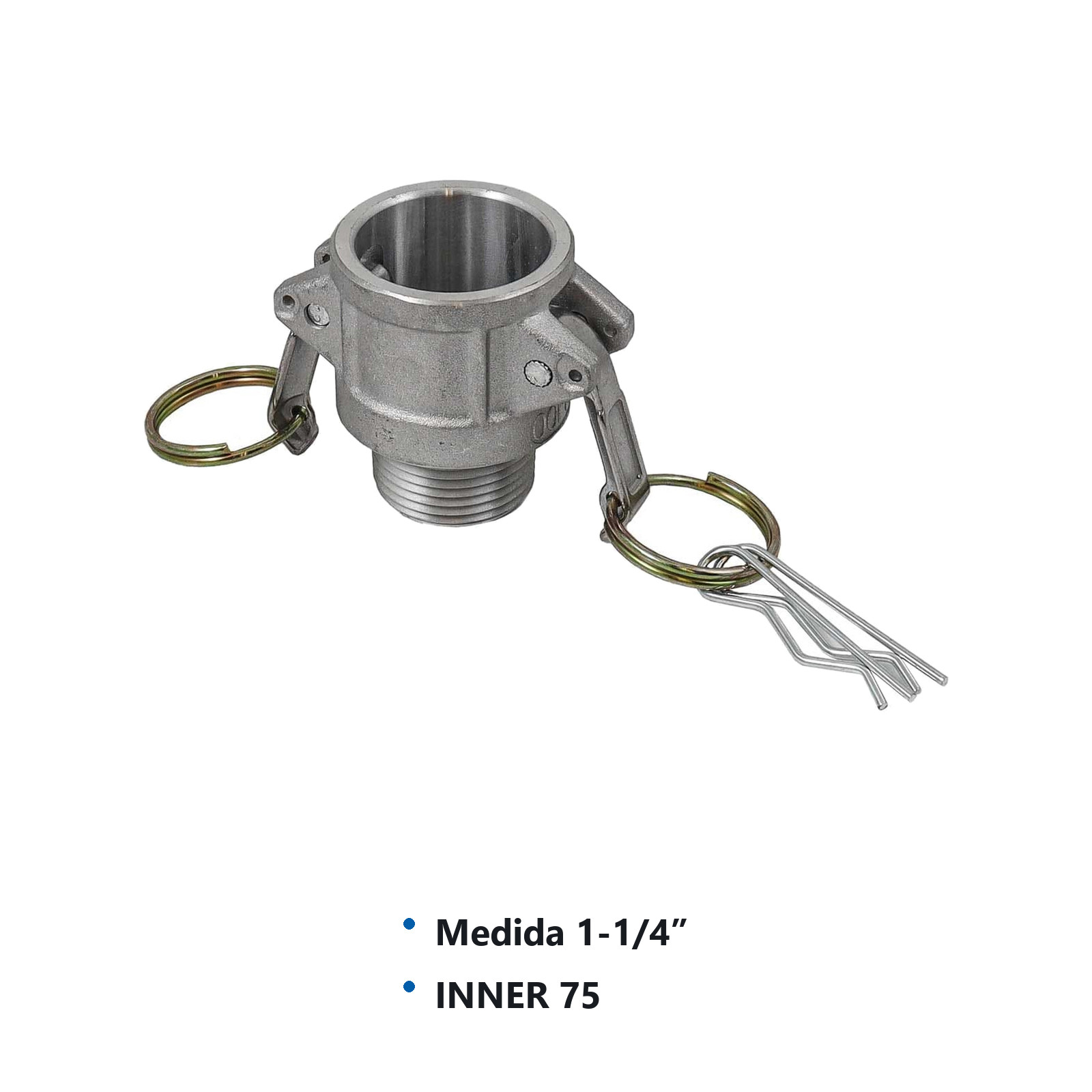 COPLE DE CONEXION RAPIDA TIPO B 1-1/4" - Imagen 2