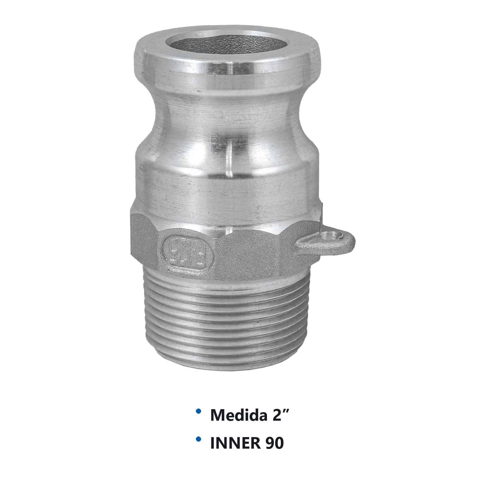 COPLE DE CONEXION RAPIDA TIPO F 2" - Imagen 2