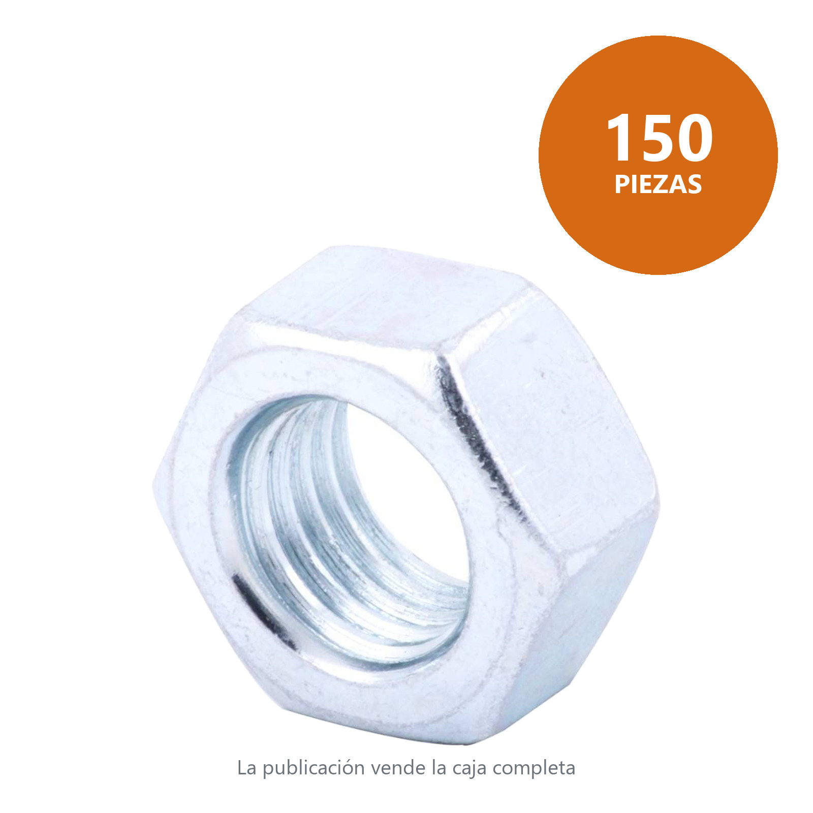 TUERCA HEX. GALV. CLASE 5 M12-1.75 (Precio x Pieza - Caja c/150 pzas) - Imagen 2