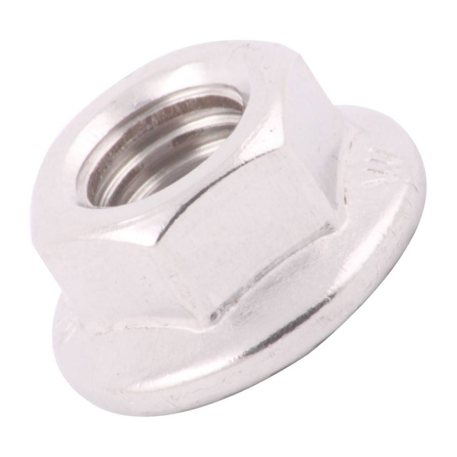 Tuerca Hexagonal con Arandela Dentada Inoxidable M8-1.25 Weston (Caja con 50 piezas)
