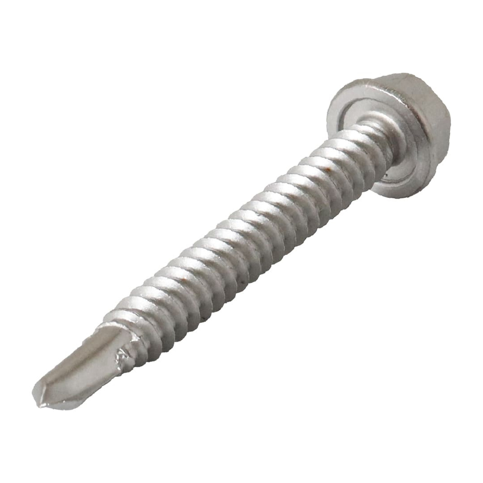 PIJA HEX. PUNTA BROCA ACERO INOXIDABLE 410 1/4X2 (precio por caja, caja con 100 piezas) - Imagen 2