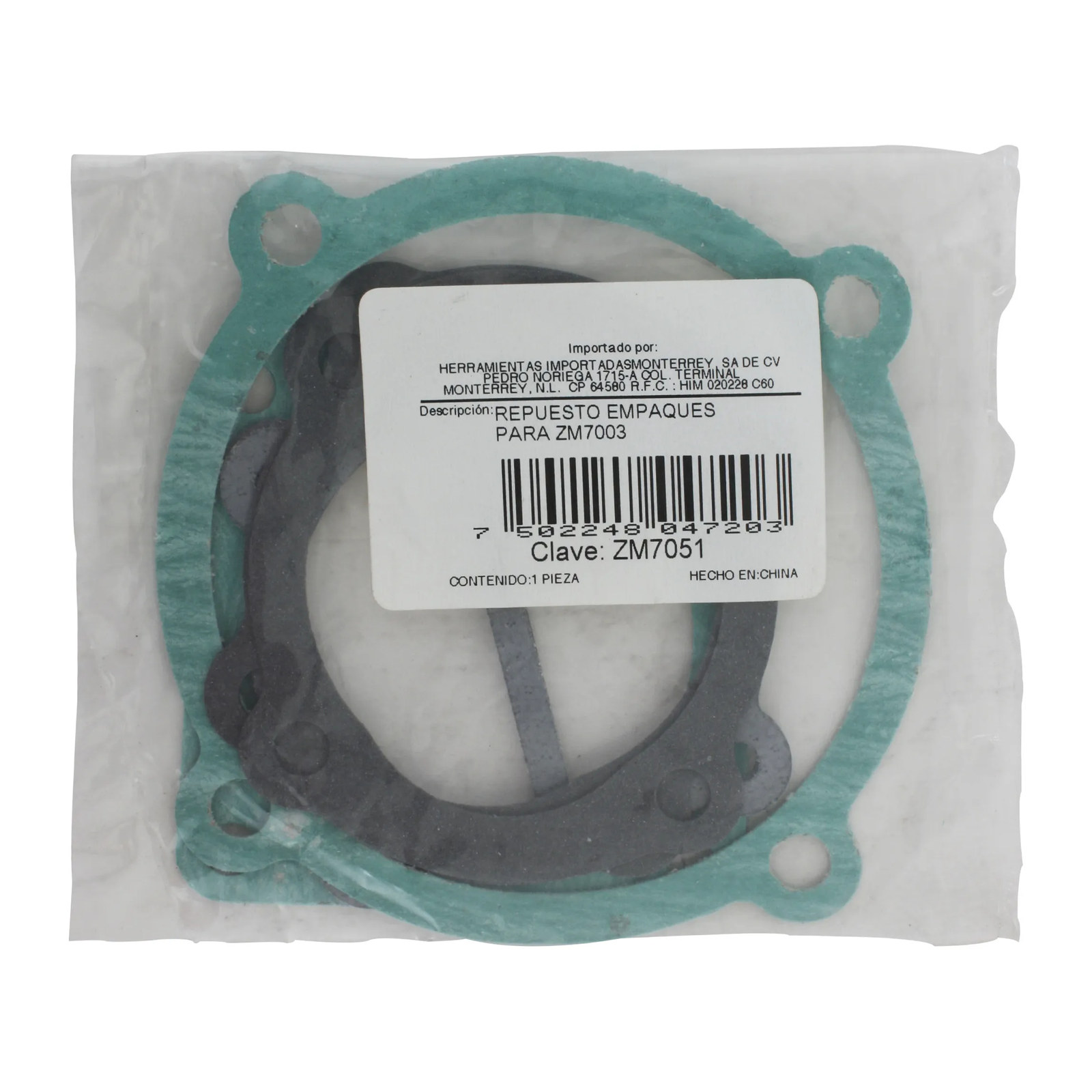 Repuesto de Empaques para ZM7003 - Imagen 2