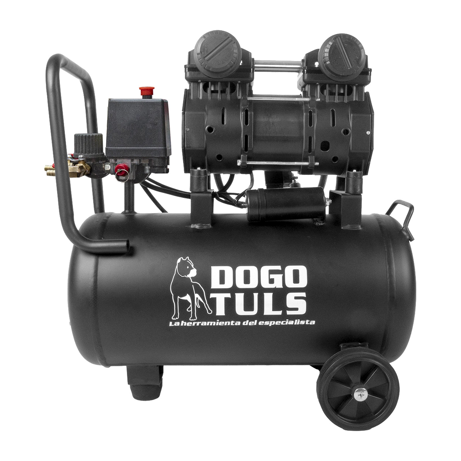 Compresor de Aire 2 HP 24 L Libre de Aceite Cobre