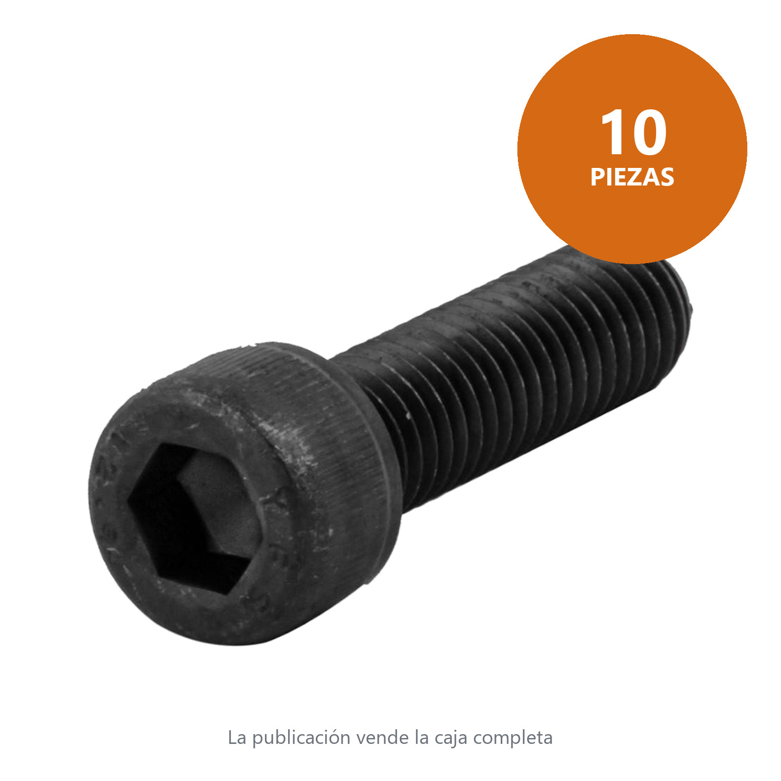 TORN.SOCKET MET.GR. 12.9 M18-2.5 X 80 MM (Precio x Pza - Caja c/10 pzas) - Imagen 2