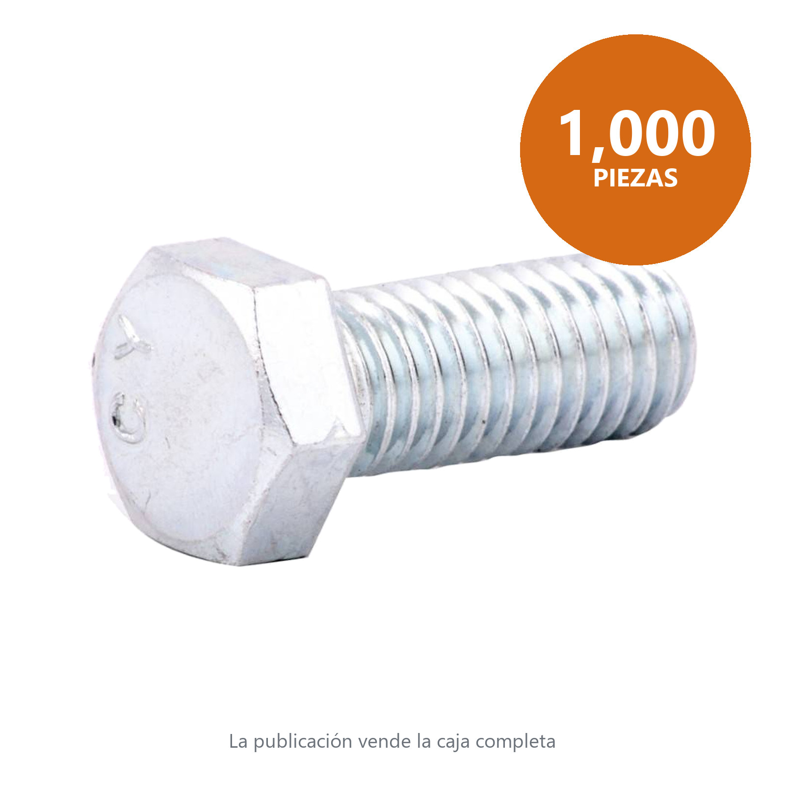 TORN. G2 GALV. 1/4-20 X 2-1/2 ROSCA PARCIAL (Precio x Pza - Caja Granel c/1000) - Imagen 2