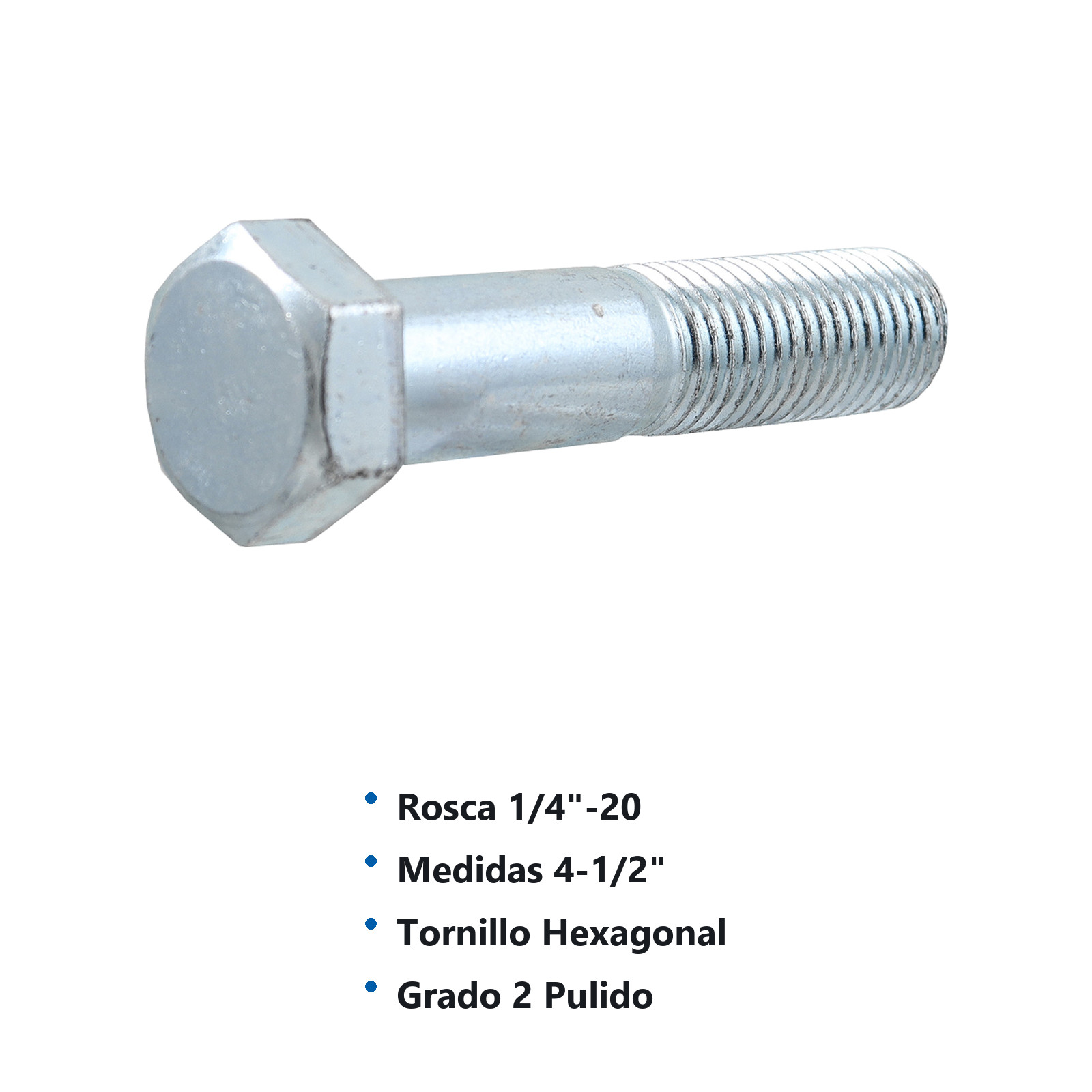 TORN. G2 GALV. " RP" 1/4-20 X 4-1/2 (Precio x Caja c/50 pzas) - Imagen 3