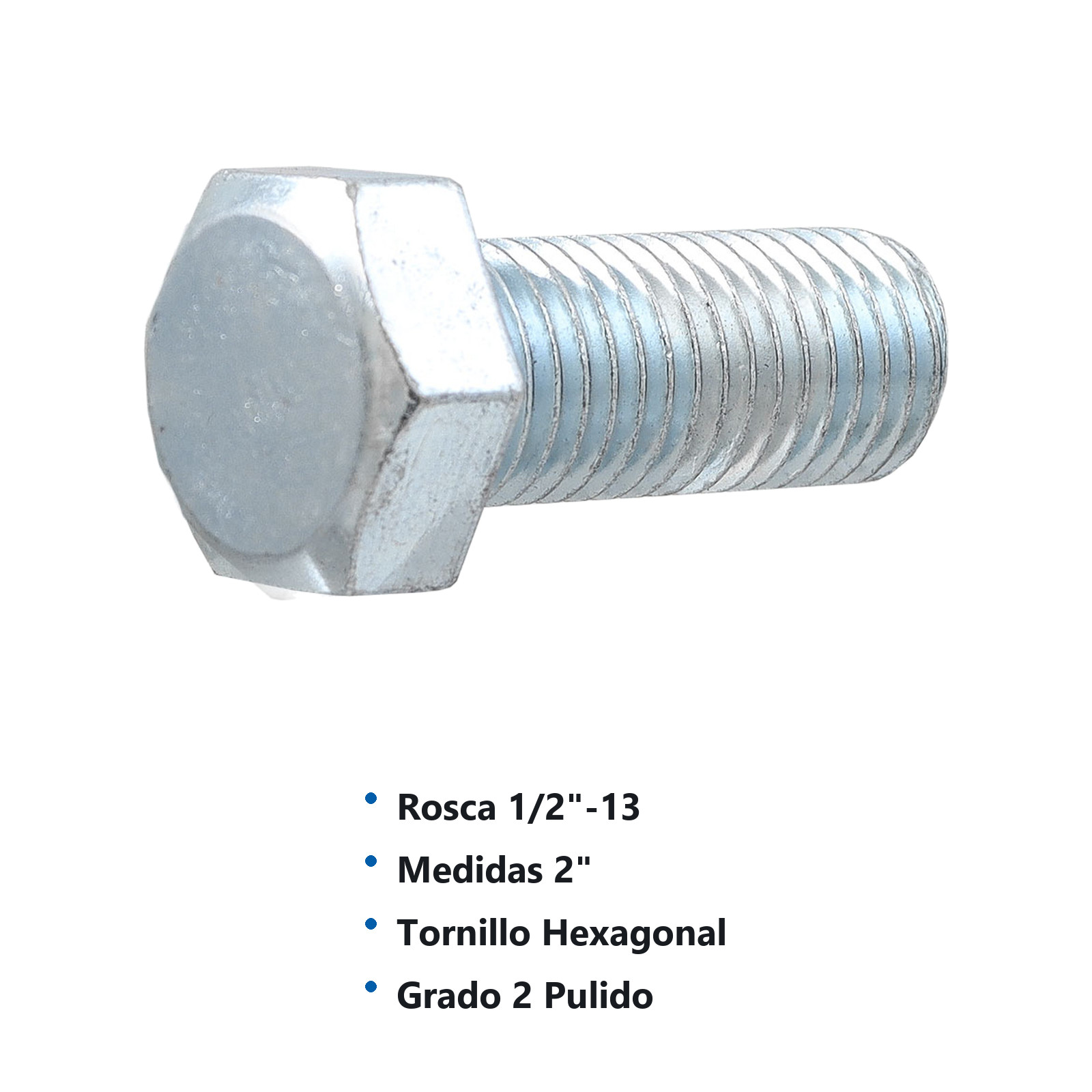 TORN. G2 GALV. " RC" 1/2-13 X 2-1/2 (Precio x Caja c/50 pzas) - Imagen 3