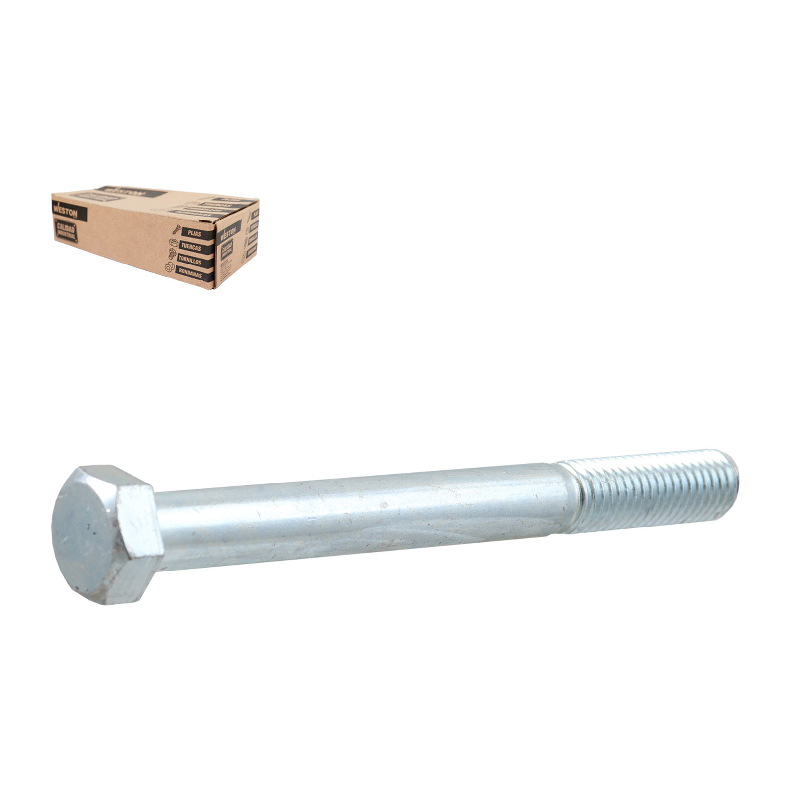 Tornillo G2 Galvanizado Rosca Parcial 5/8-11 x 5-1/2" Weston (Caja con 15 pzas)