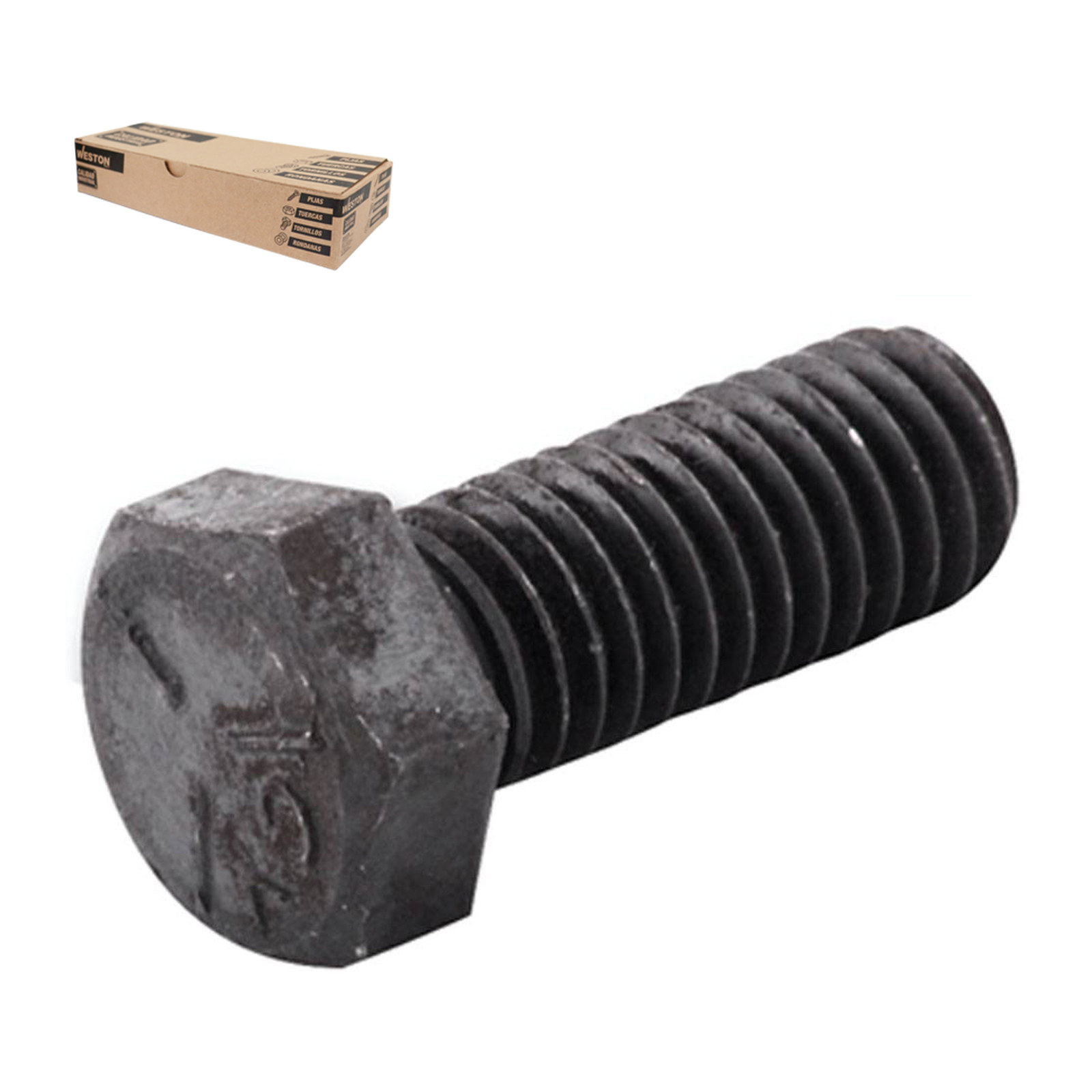 Tornillo Hexagonal Grado 5 Negro 5/16-18 x 1-1/4" Weston (Caja c/100 pzas)