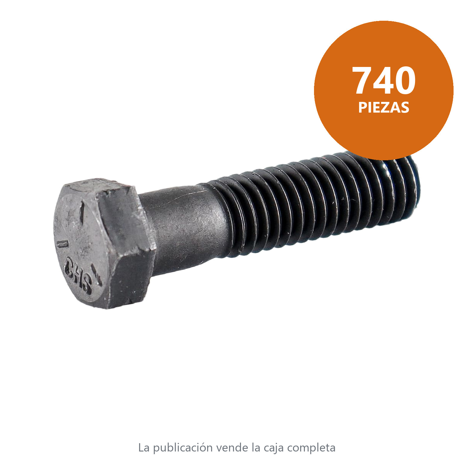 TORN. HEX. G5 NEGRO 7/16-14 X 1-1/2 (Precio x Pieza - Caja a granel c/740 pzs) - Imagen 3