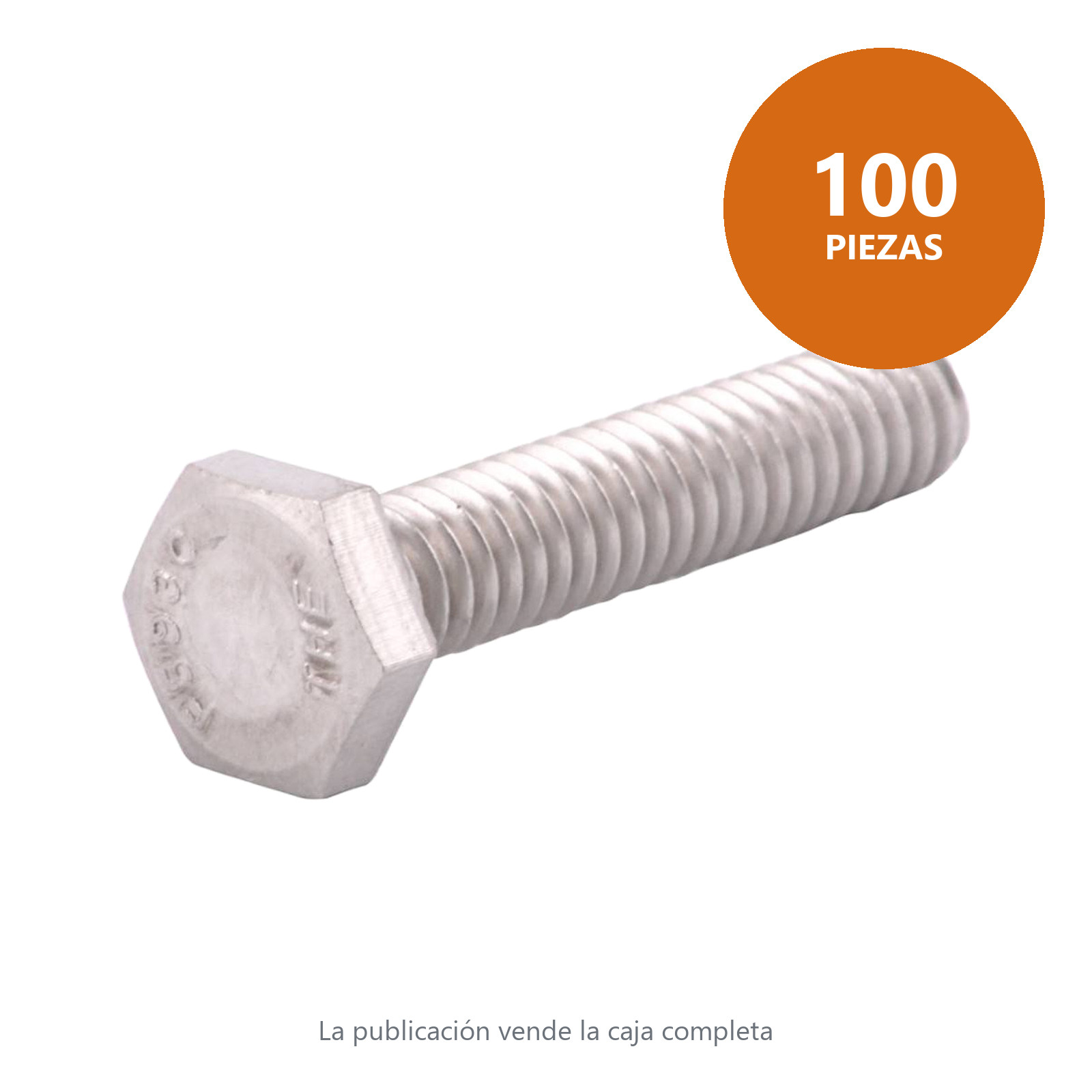 TORNILLO HEX ACERO INOX. 'RC' 1/4-20 X 1-1/2"   (Precio x Pza - Caja c/100 pzas) - Imagen 2
