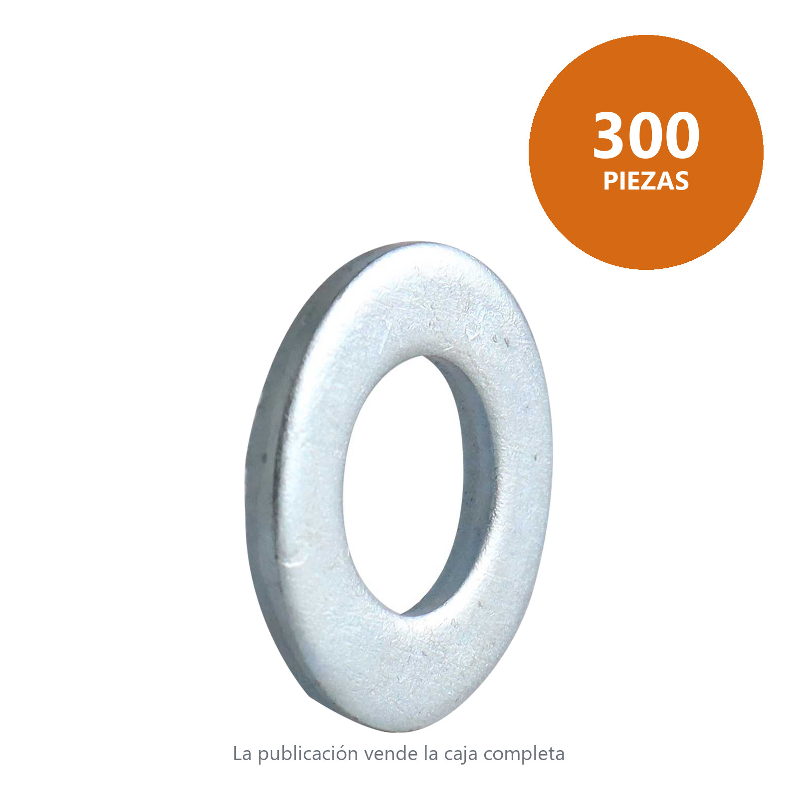 RONDANA PLANA GALVANIZADA METRICA M16 (Precio x Pza - Caja c/300 pzas) - Imagen 2