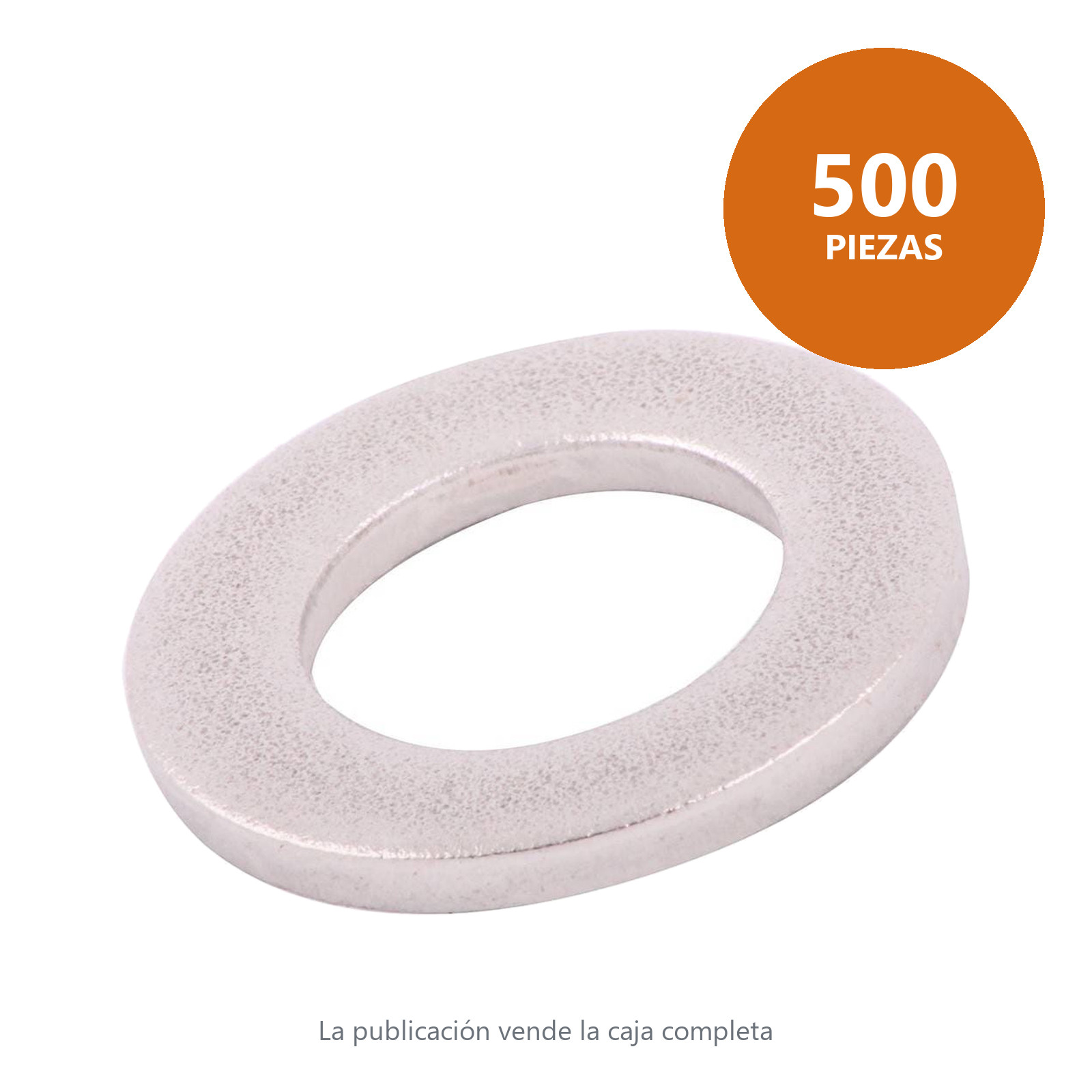 RONDANA PLANA ACERO INOX.-5/16"   (Precio x Pza - Caja c/500 pzas) - Imagen 2