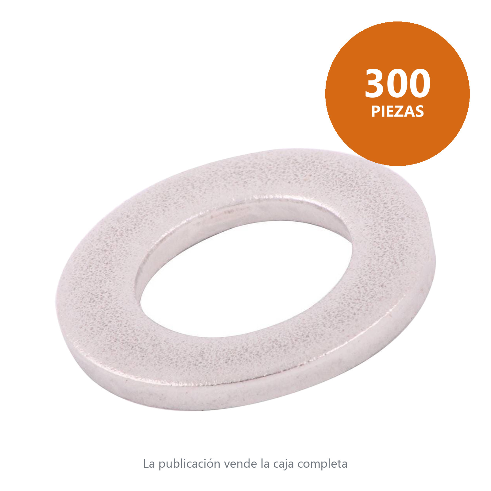 RONDANA PLANA ACERO INOX.-M12   (Precio x Pza - Caja c/300 pzas) - Imagen 2