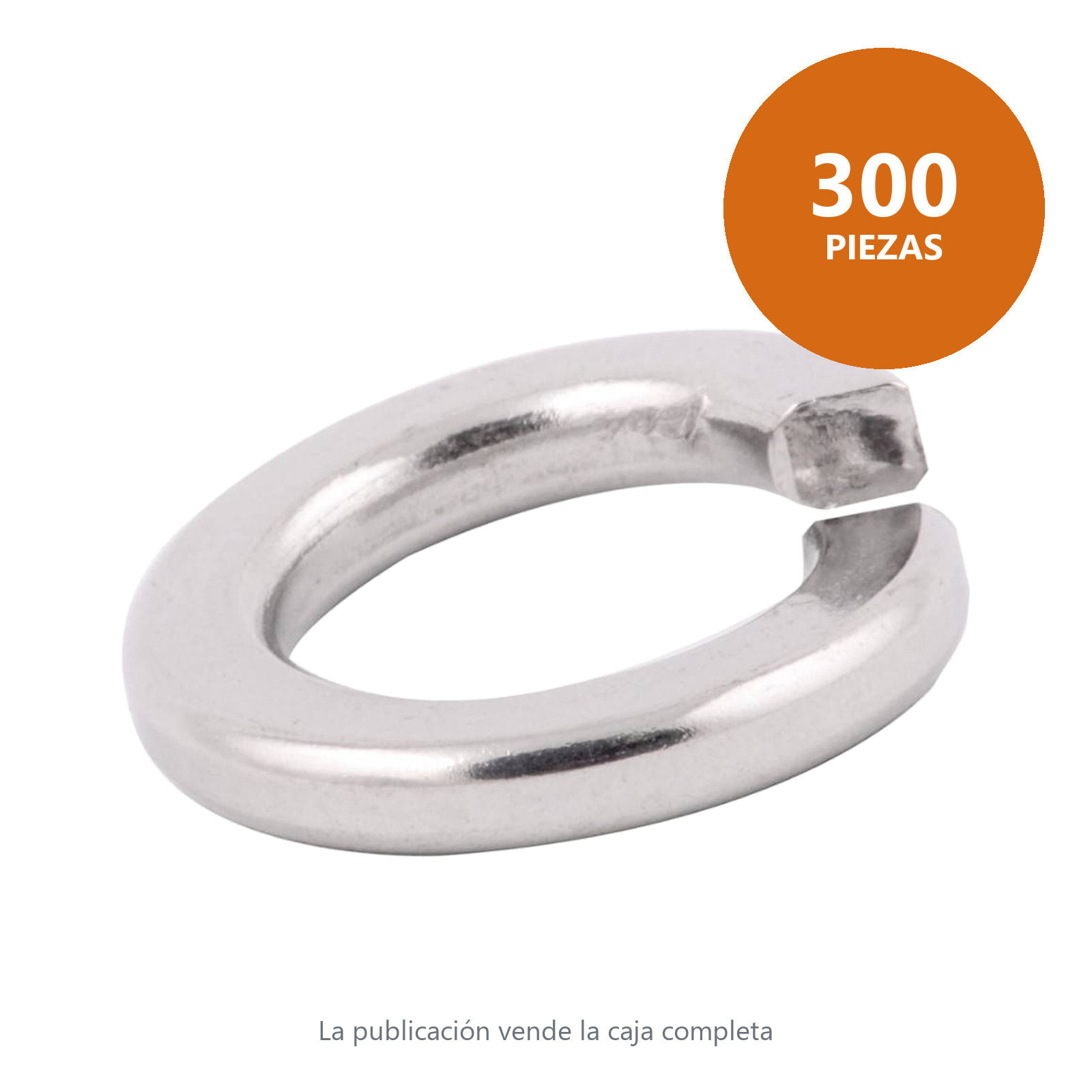 RONDANA DE PRESION ACERO INOX.-7/16"   (Precio x Pza - Caja c/300 pzas) - Imagen 2