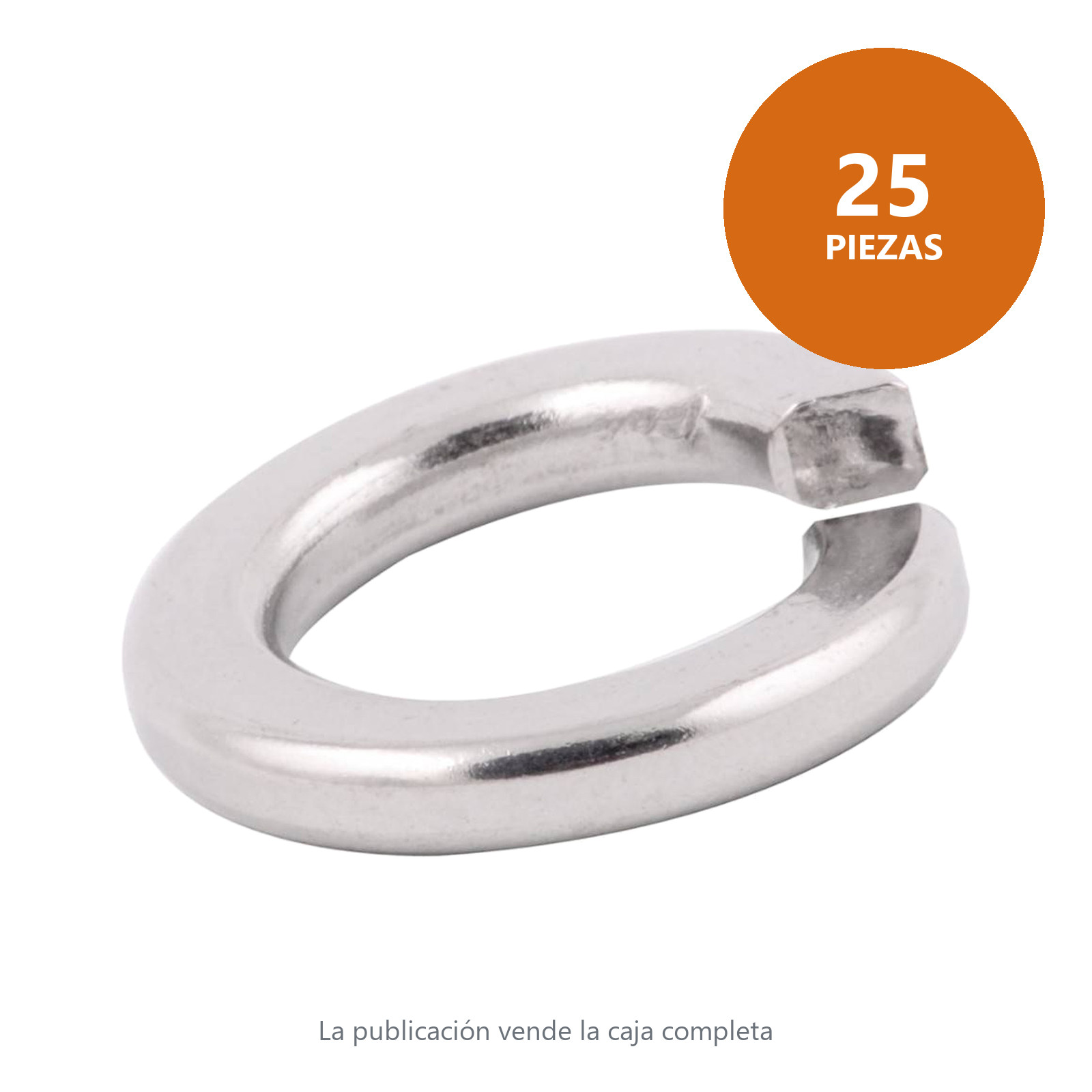 RONDANA DE PRESION ACERO INOX.-1"   (Precio x Pza - Caja c/25 pzas) - Imagen 2